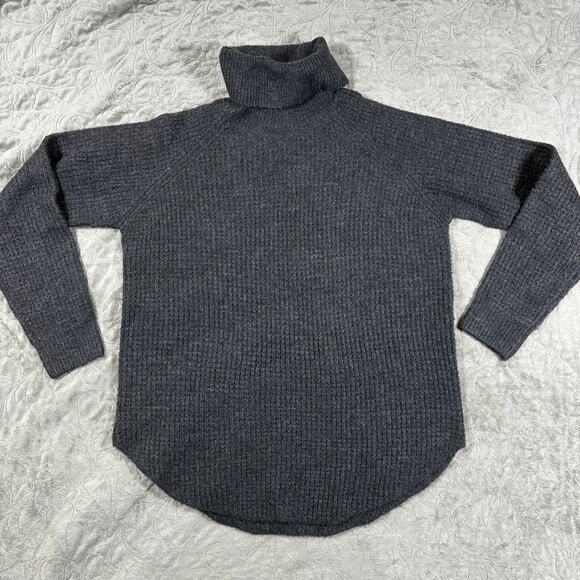 Kuhl Sienna Sweater Women's Size Large Waffle Knit Chunky Cowl Neck Cozy Cabin - Picture 1 of 10